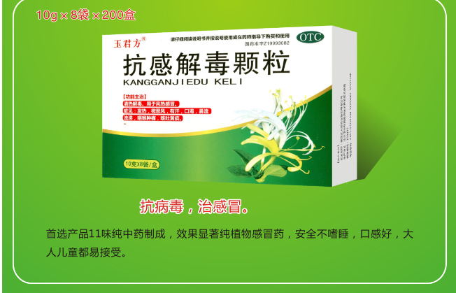 抗感解毒颗粒